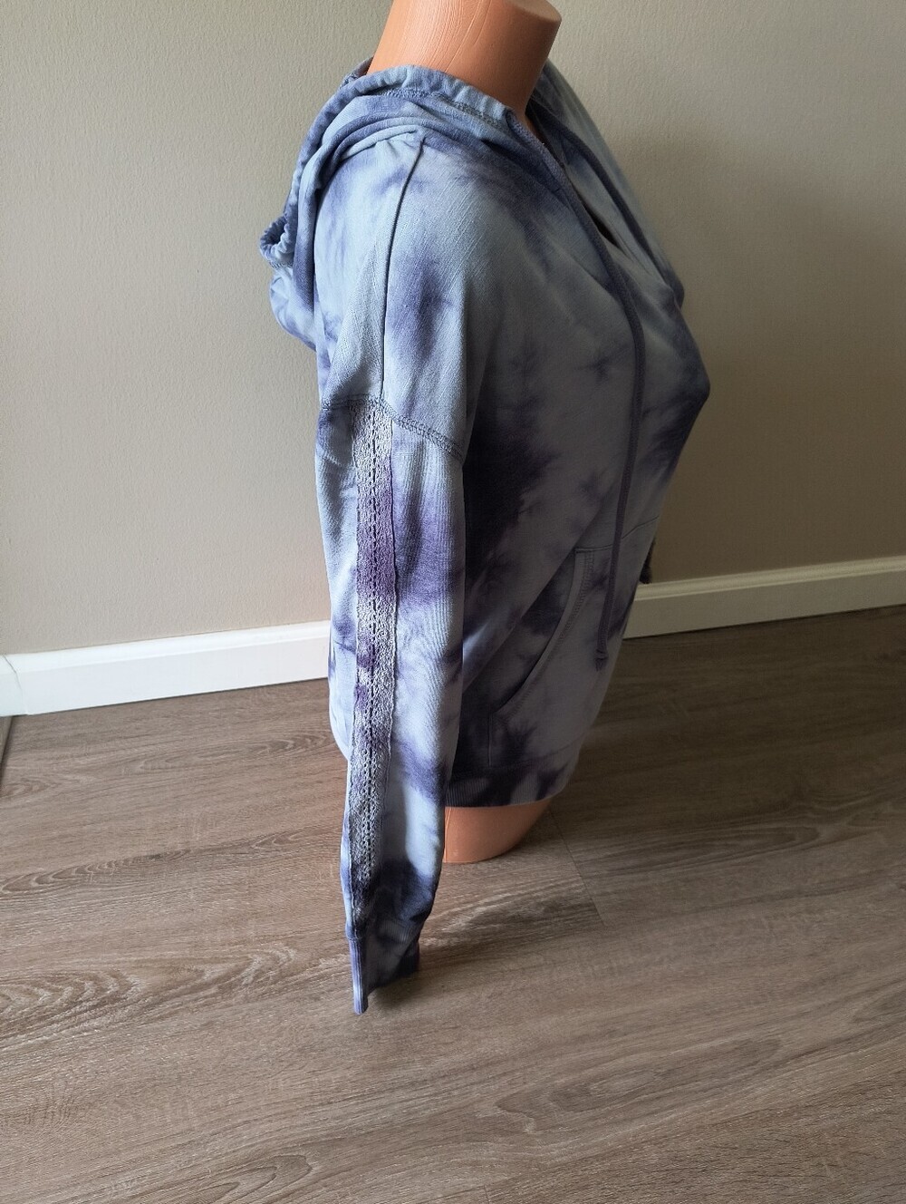 Knox Rose Women's Tie Dye Hoodie Size Small Blue - Picture 4 of 7